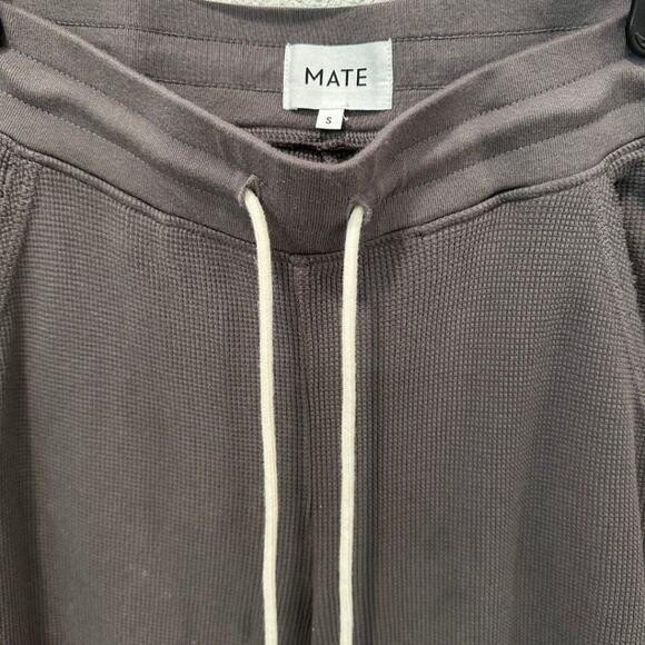 MATE the Label Organic Thermal Waffle Jogger Pant Charcoal S - Picture 5 of 10